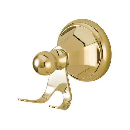 Kingston Brass Metropolitan Robe Hook, Polished Brass BA4817PB